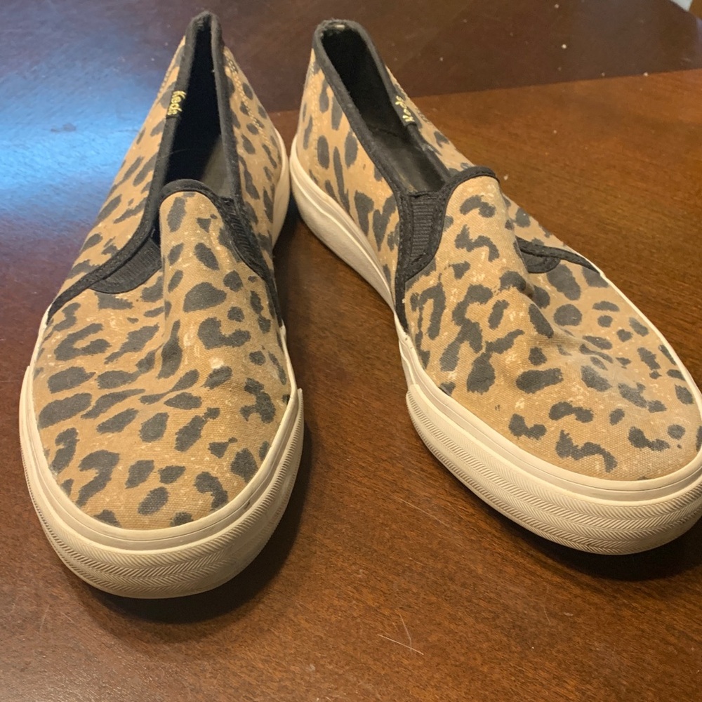 Keds Leopard Print Slip-On Shoes